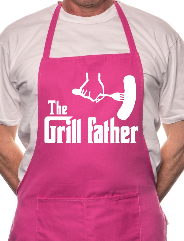 The Grill Father Barbecue Cooking Unisex Apron