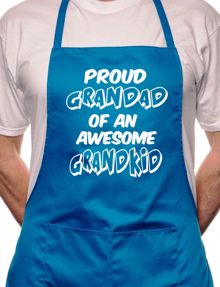 Proud Grandad 1 Grandkid BBQ Cooking Apron