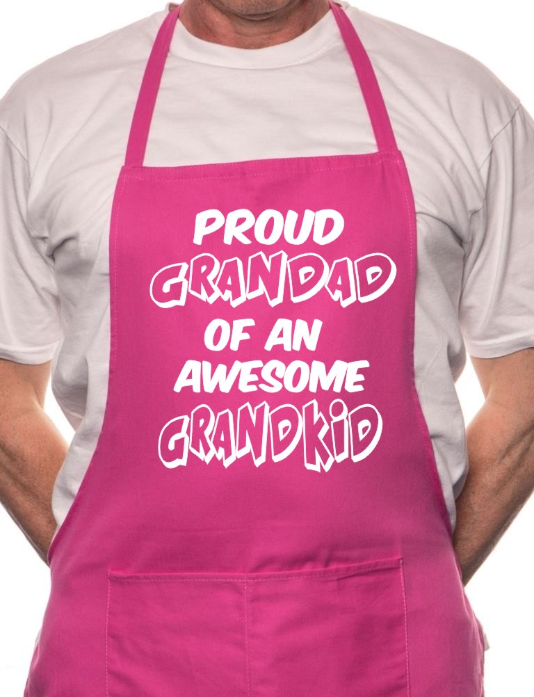 Proud Grandad 1 Grandkid BBQ Cooking Apron