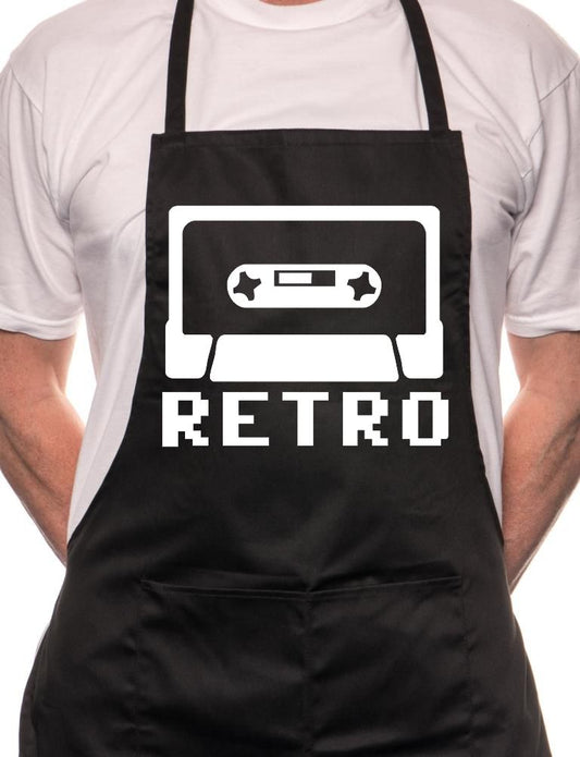 Retro Music BBQ Cooking Apron