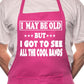 Adult I May Be Old Seen Cool Bands BBQ Cooking Funny Novelty Apron