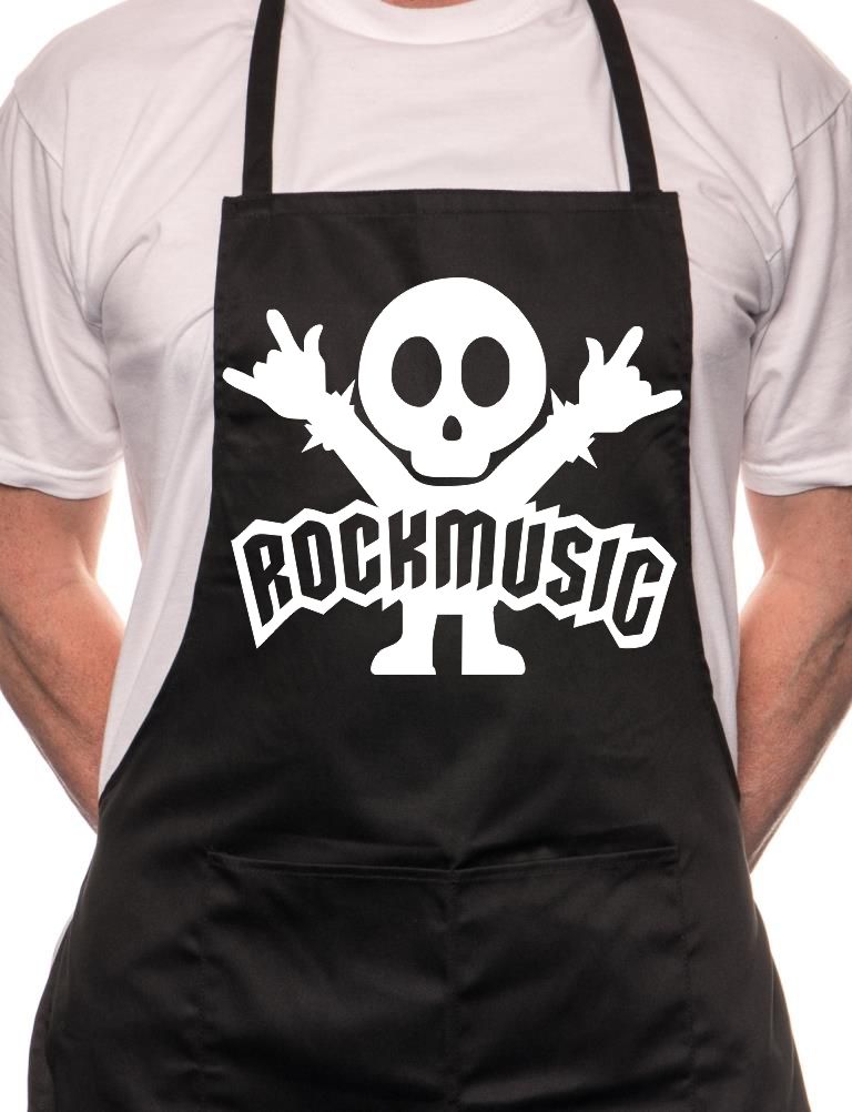 Rock Music BBQ Cooking Apron