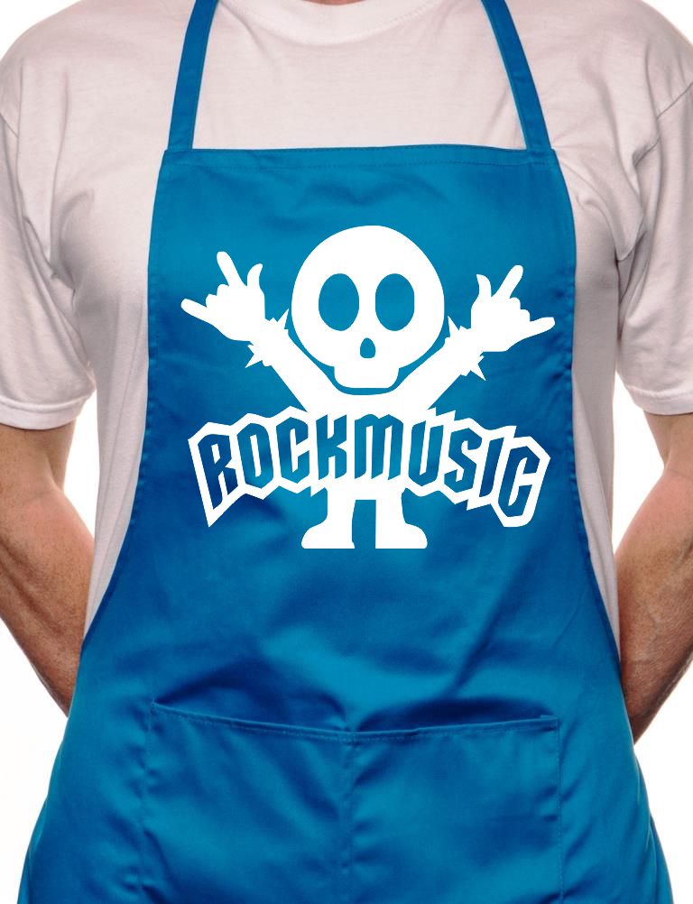 Rock Music BBQ Cooking Apron