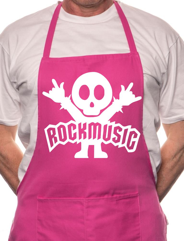 Rock Music BBQ Cooking Apron