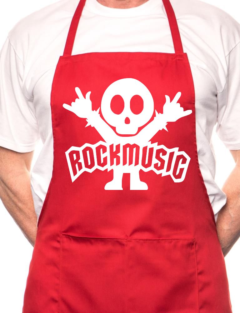 Rock Music BBQ Cooking Apron