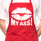 Kiss My Ass Funny BBQ Cooking Funny Novelty Apron
