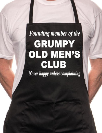 Grimpy Old Men BBQ Cooking Apron