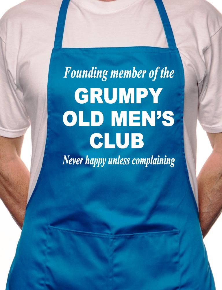 Grimpy Old Men BBQ Cooking Apron