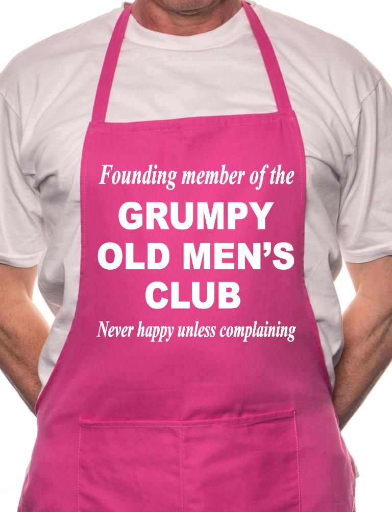 Grimpy Old Men BBQ Cooking Apron