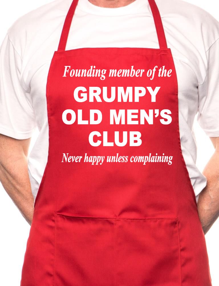 Grimpy Old Men BBQ Cooking Apron