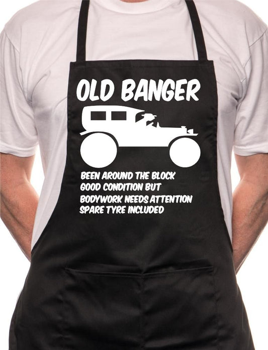 Old Banger Birthday BBQ Cooking Apron