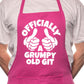 Grumpy Old Git Birthday BBQ Cooking Funny Novelty Apron