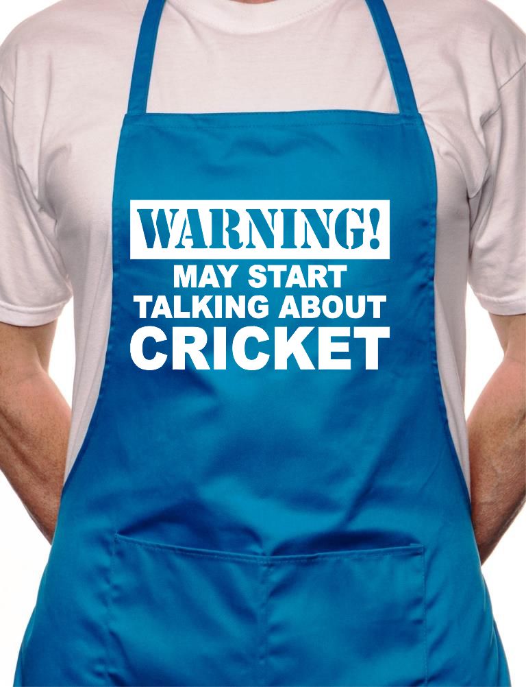 May Start Talking About Cricket BBQ Cooking Apron