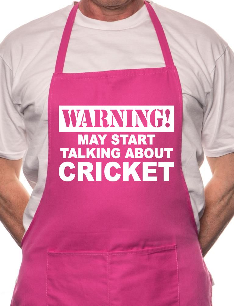 May Start Talking About Cricket BBQ Cooking Apron