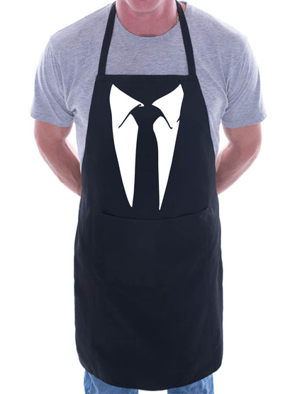 Tie With Collar BBQ Cooking Apron