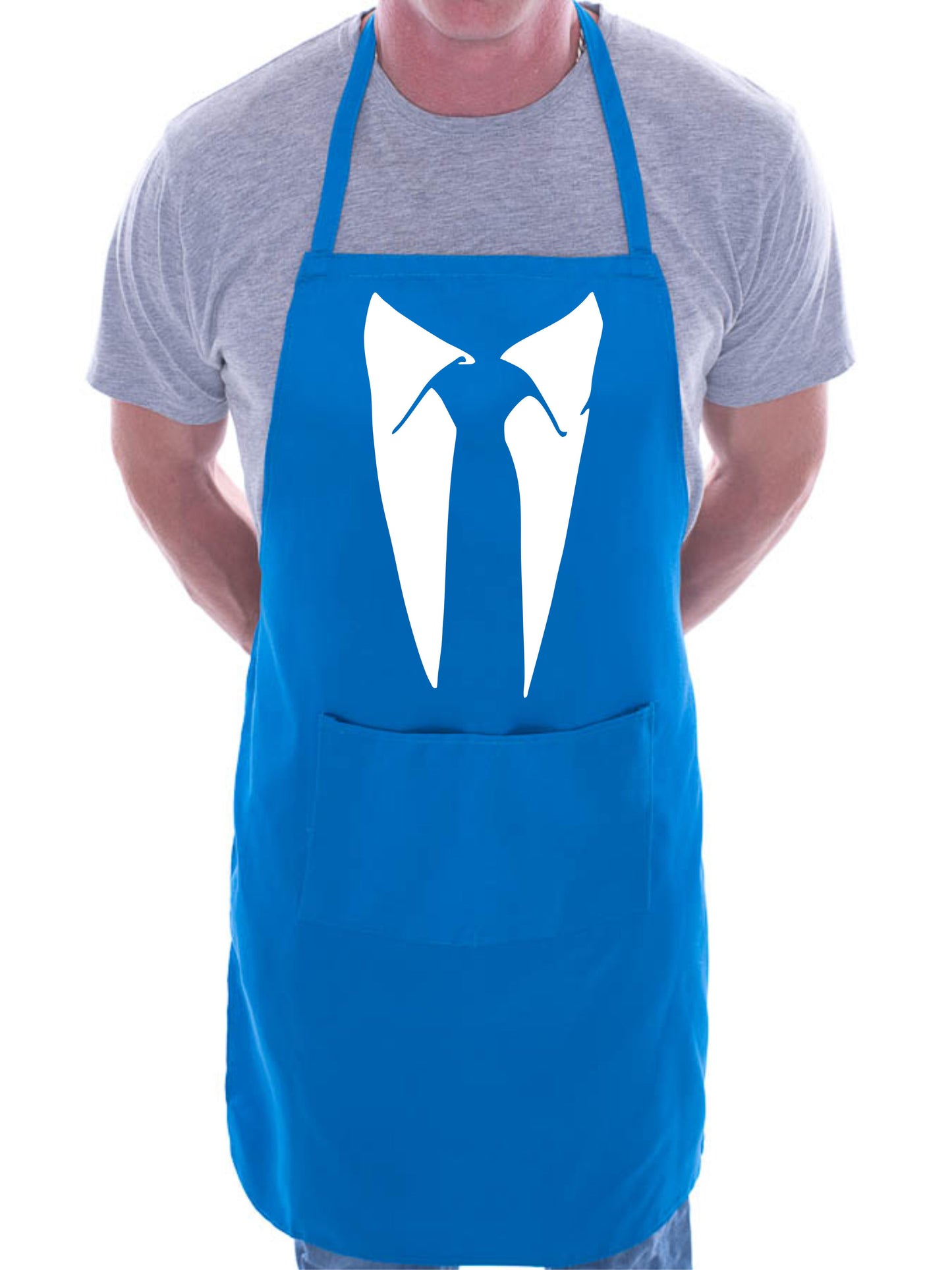 Tie With Collar BBQ Cooking Apron