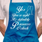 It's Prosecco O'Clock Funny BBQ Cooking Novelty Apron