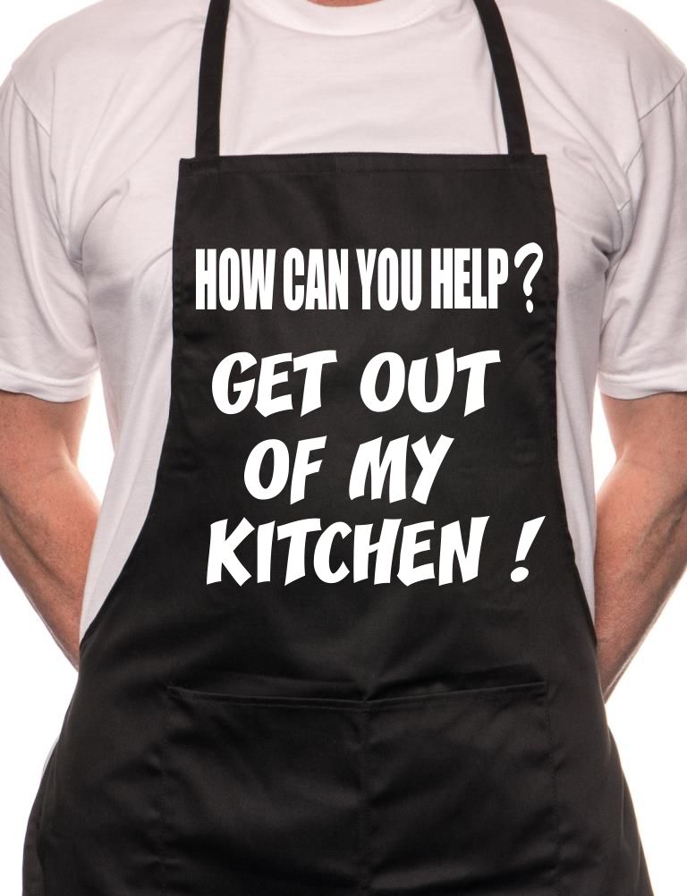 Get Me Out Of Kitchen BBQ Cooking Apron