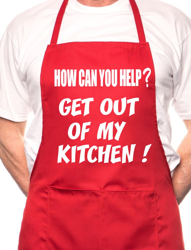 Get Me Out Of Kitchen BBQ Cooking Apron