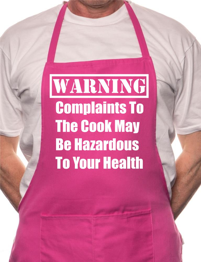 Warning Complaints To Cook Fathers Day BBQ Cooking Apron