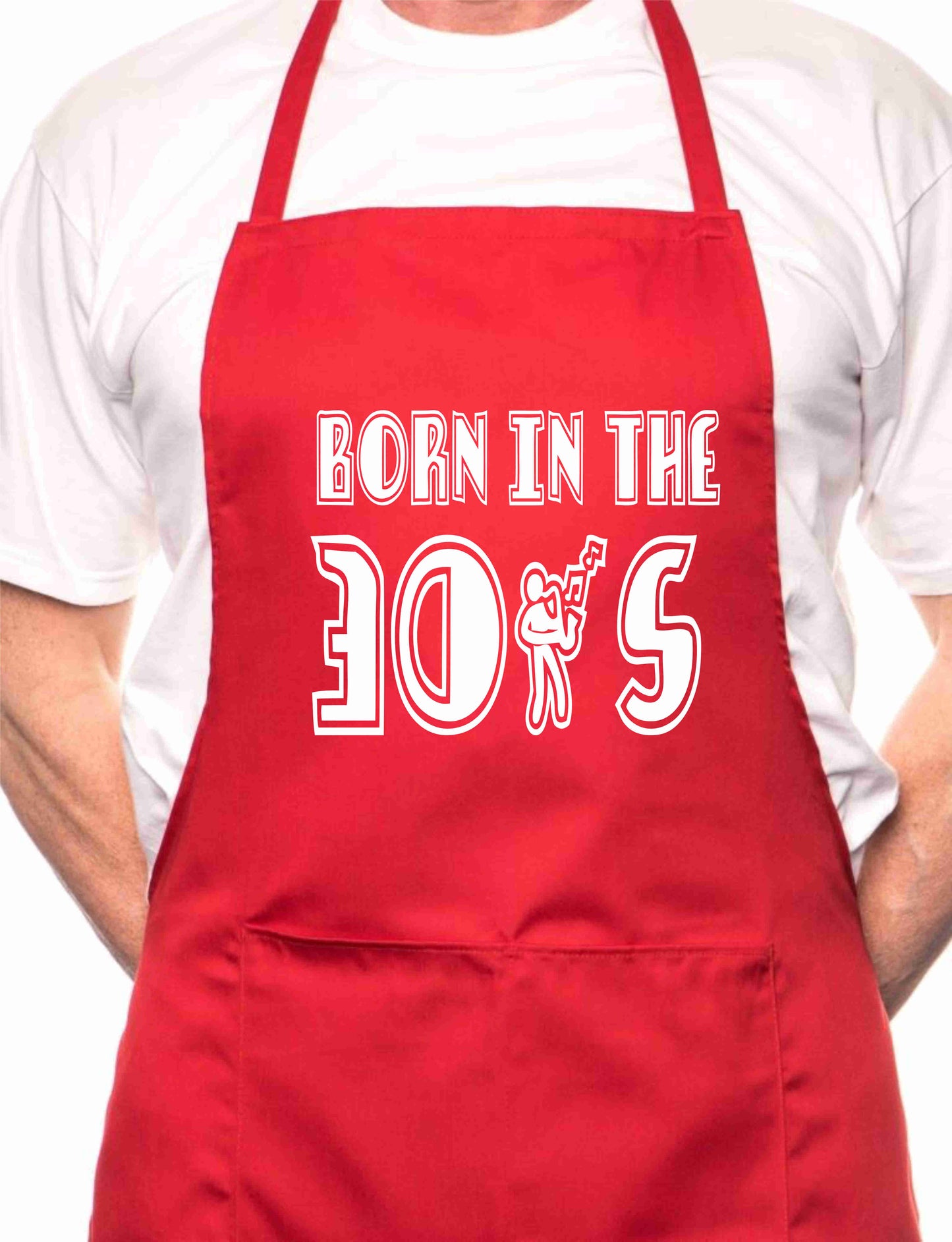 Born In The 30's Thirties Birthday BBQ Cooking Novelty Apron
