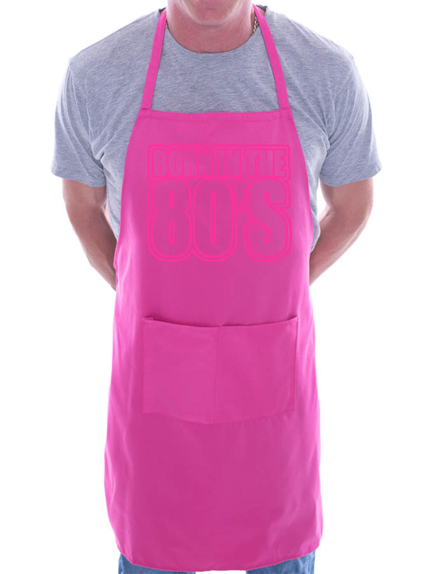 Born In The 80's Eighties Birthday BBQ Cooking Novelty Apron
