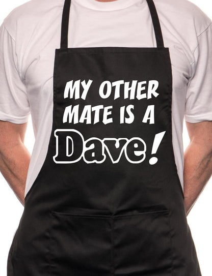 My Other Friend Is A Dave BBQ Cooking Apron