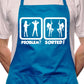 Problem Sorted Watching Strippers BBQ Cooking Novelty Apron
