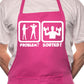 Problem Sorted Gone To Gym BBQ Cooking Novelty Apron