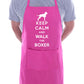 Keep Calm and Walk The Boxer Dog Funny BBQ Novelty Cooking Apron