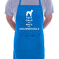 Keep Calm and Walk Goldendoodle Dog Funny BBQ Novelty Cooking Apron