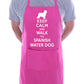 Keep Calm and Walk Spanish Water Dog BBQ Cooking Apron