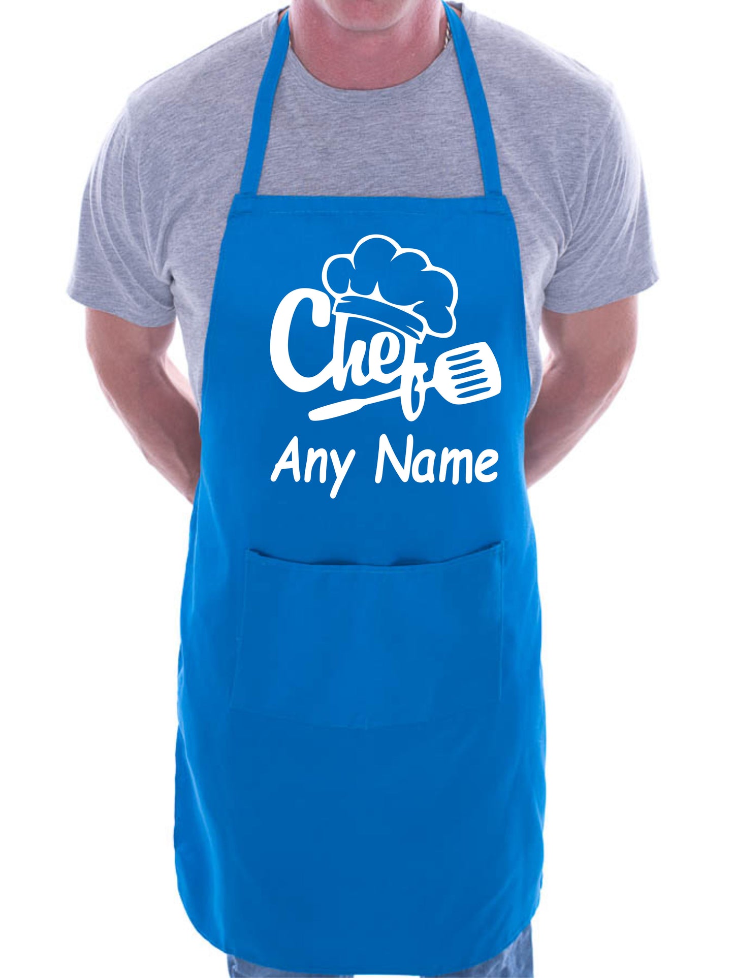 Personalised Apron Chef Your Text Here Any Words BBQ Baking Cooking