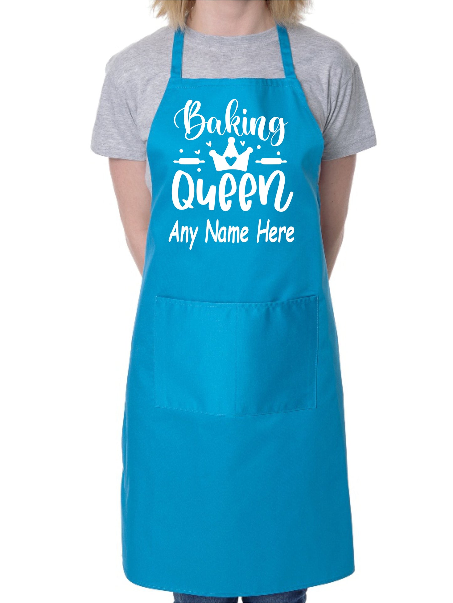 Personalised Apron Baking Queen Your Name Here Baking Cooking Apron