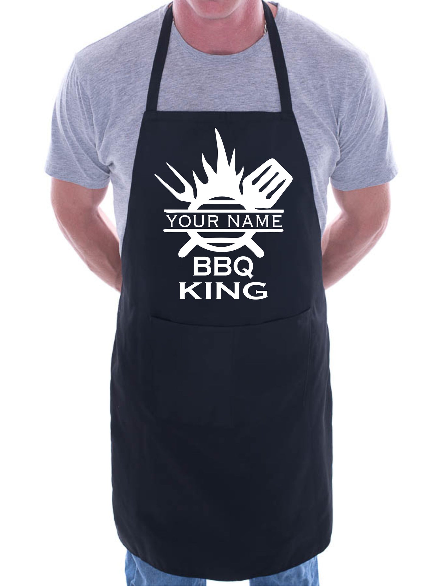 BBQ King Personalise This Apron Add Your Name Here BBQ Baking Cooking