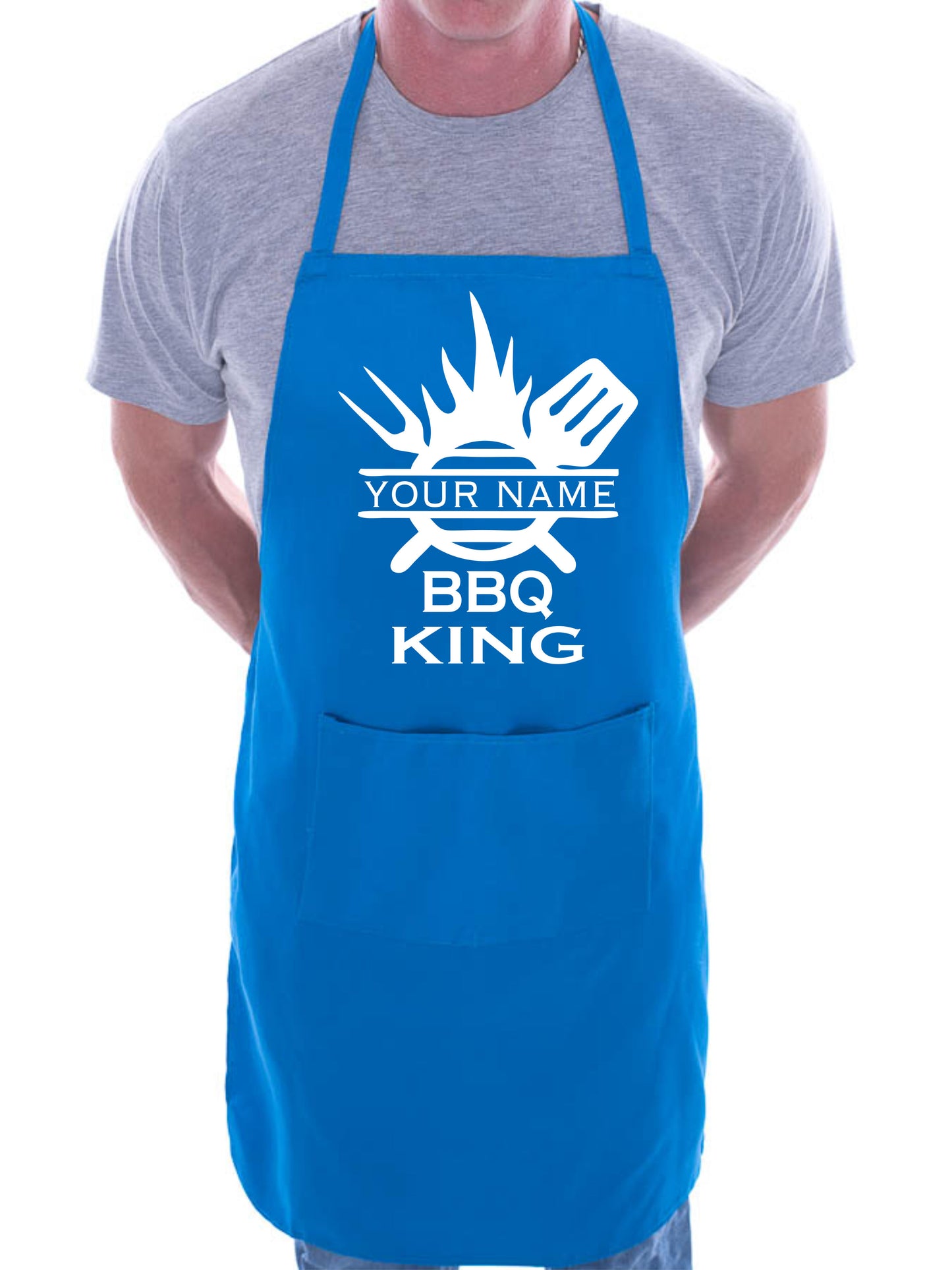 BBQ King Personalise This Apron Add Your Name Here BBQ Baking Cooking