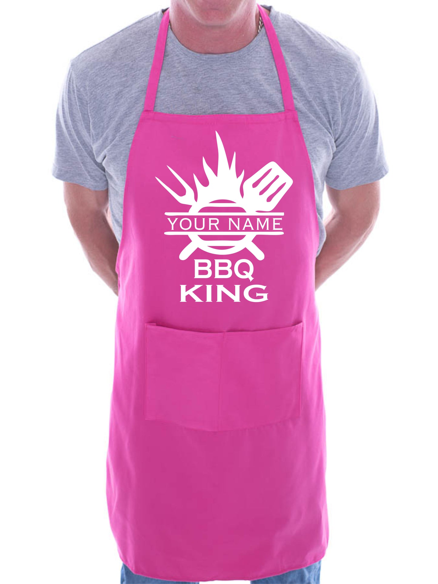 BBQ King Personalise This Apron Add Your Name Here BBQ Baking Cooking