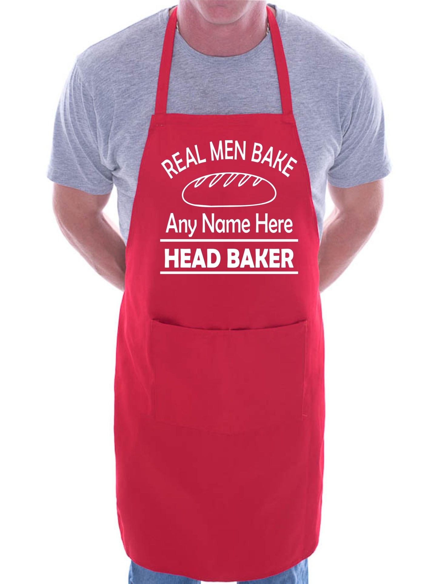 Head Baker Personalise This Apron Add Your Name Here BBQ Baking Cooking