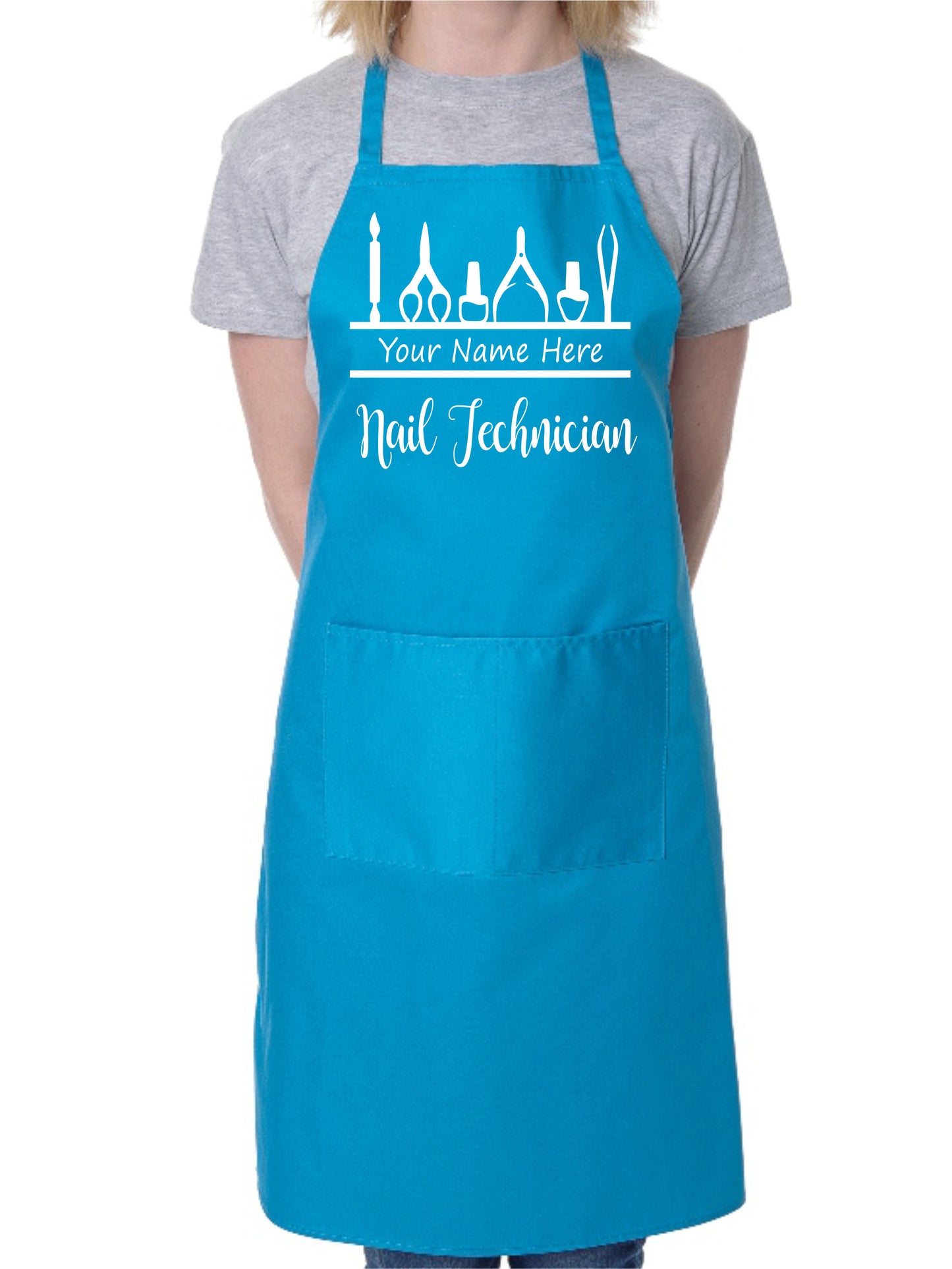 Personalise This Apron Nail Technician Add Name Or Company Name Here