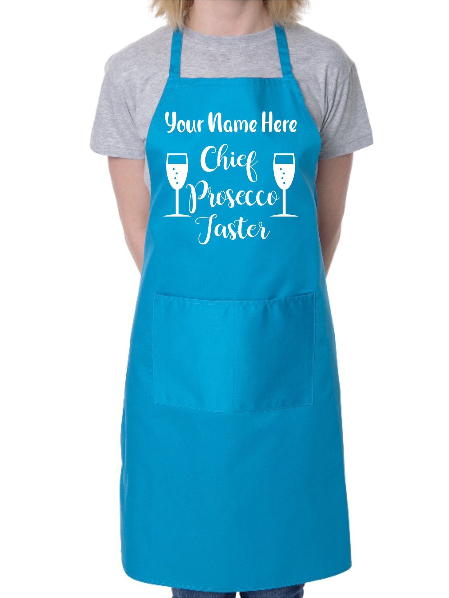Customise This Apron Chief Prosecco Taster Any Name Here BBQ Cooking