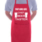 Customise This Apron Chief Beer Taster Any Name Here BBQ Cooking Apron