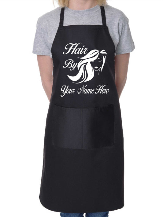 Personalised Apron Hair By Add Your Name Here Hairdresser Shop