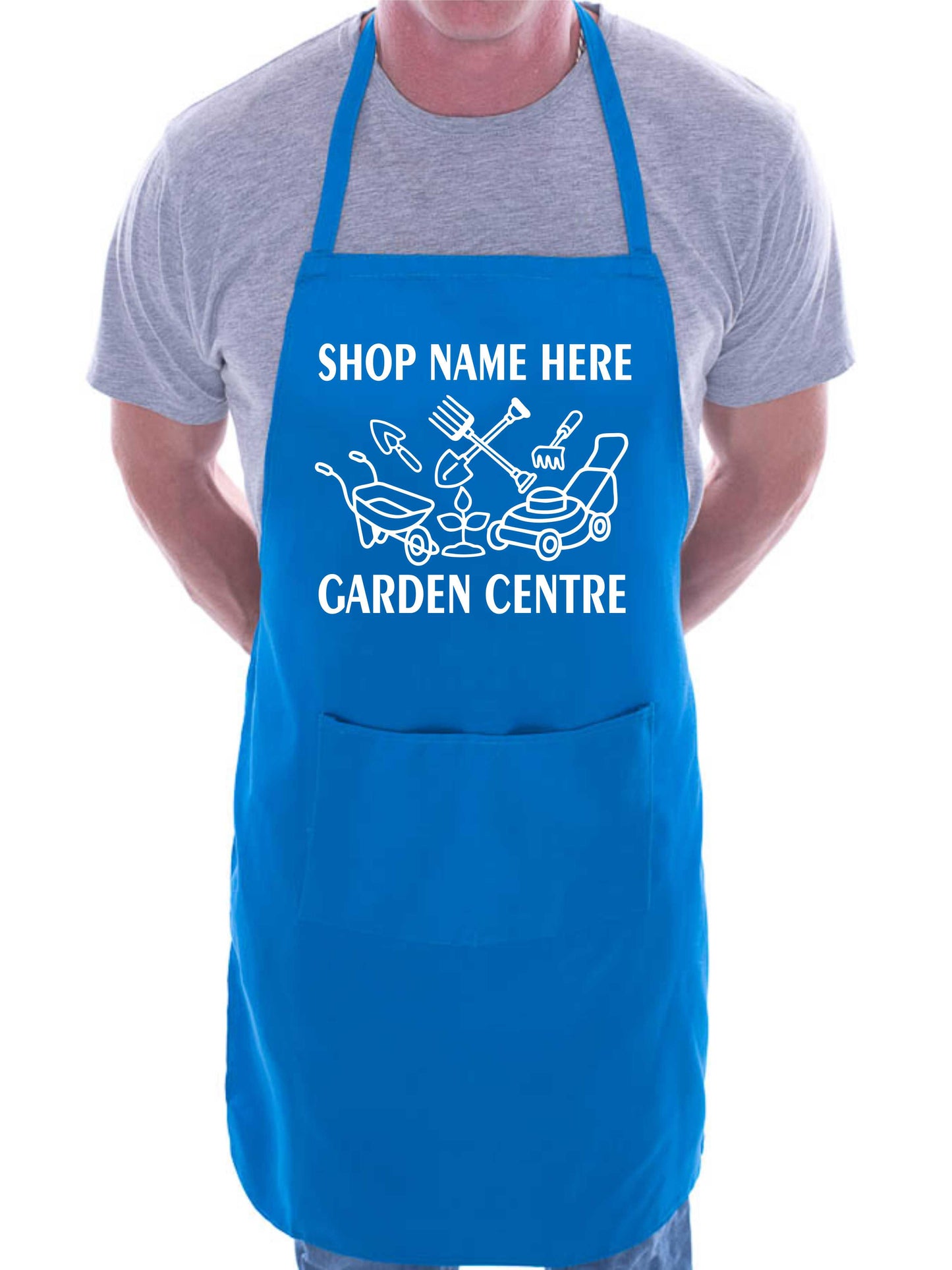 Personalised Apron Garden Centre Gardeners Add Name Here