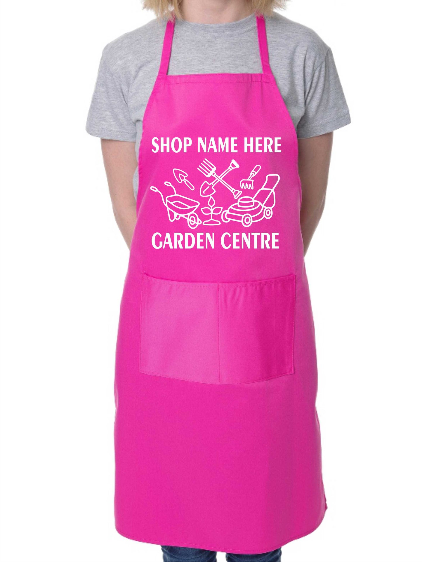 Personalised Apron Garden Centre Gardeners Add Name Here