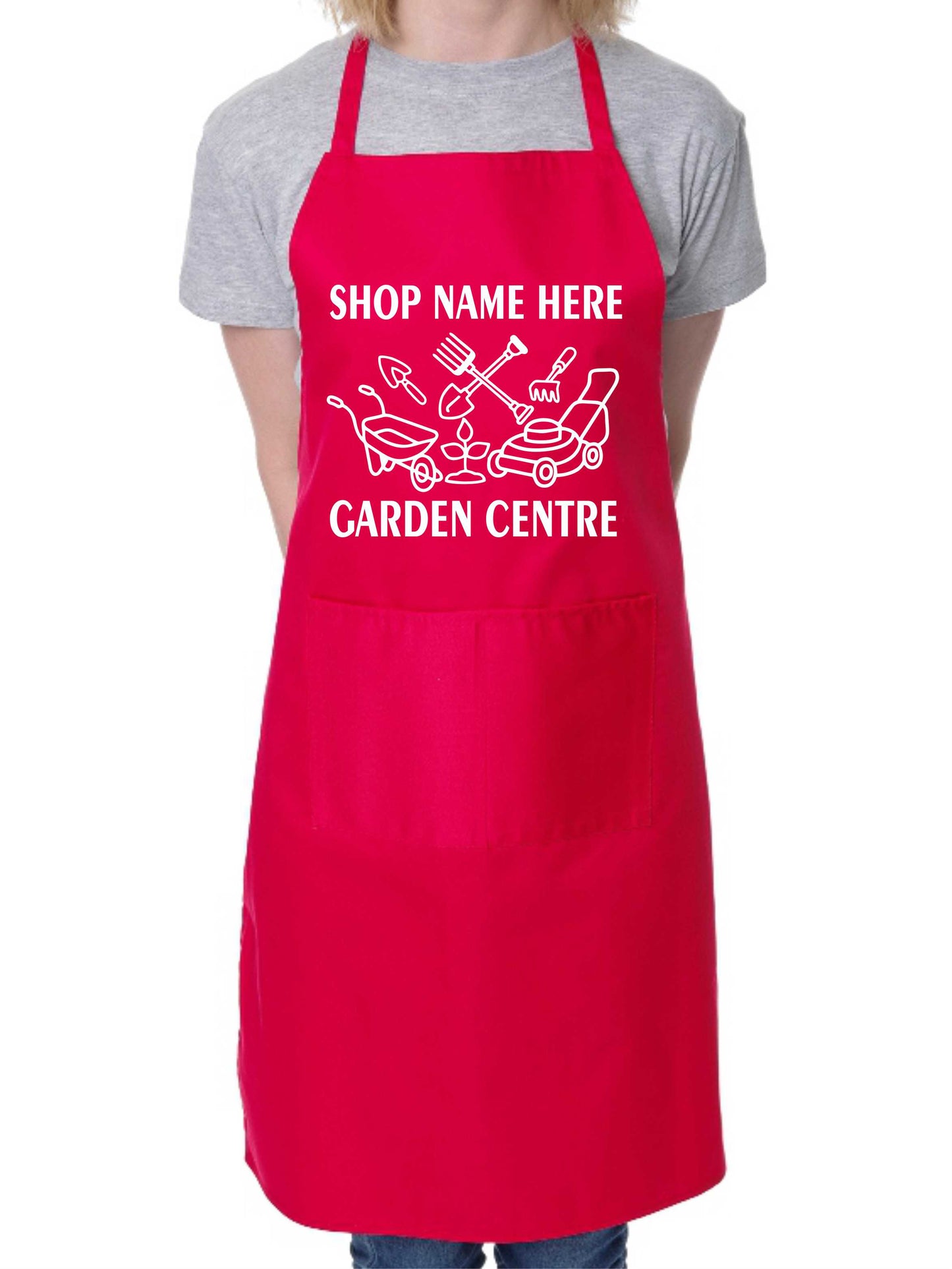 Personalised Apron Garden Centre Gardeners Add Name Here