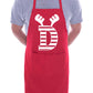 Christmas Personalised Apron Choose Your Letter Xmas Gift Your Intial Here