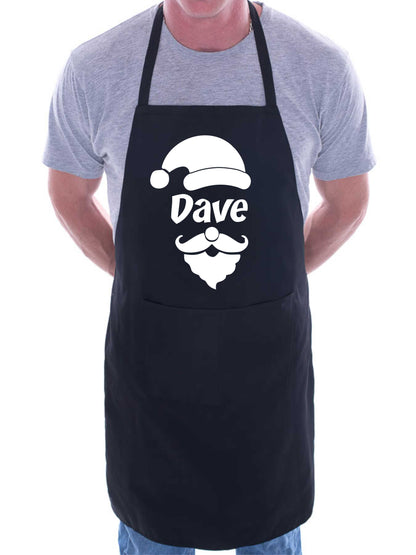 Personalised Christmas Funny Santa Apron Add Your Own Name Here Great Xmas Gift