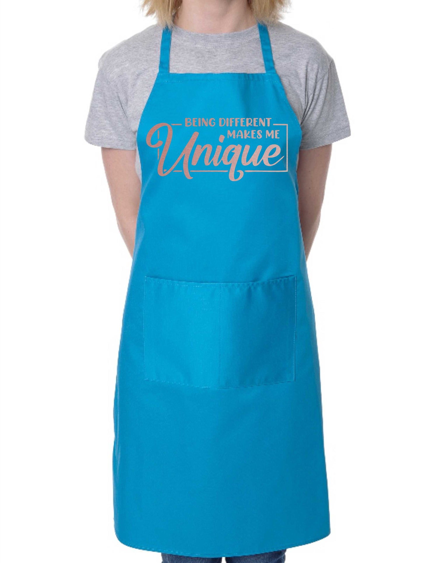 Being Different Makes Me Unique Apron Funny Mental Health Gift Cooking Baking