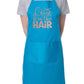 Love Is In The Hair Work Apron Hairdresser Barber Shop Funny Hair Salon