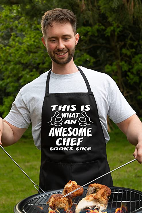 The Grill Father Barbecue Cooking Unisex Apron